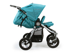 Bumbleride Indie Twin Double Stroller Tourmaline Wave Profile View