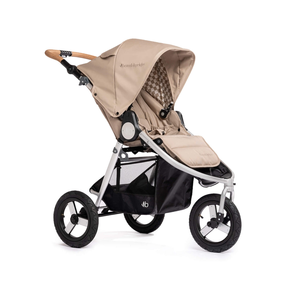 Bumbleride - Indie - Sand - 3/4th View - 2024 Collection