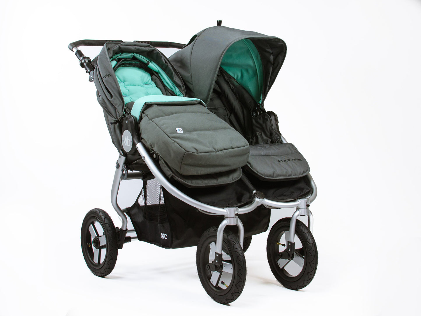 Bumbleride Footmuff & Seat Liner 2018 on Indie Twin Double Stroller Global