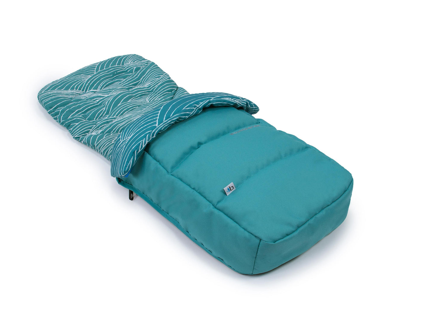 2018 Bumbleride Footmuff & Seat Liner - Tourmaline Wave