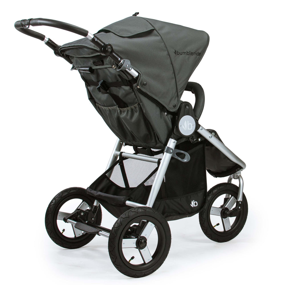 
                      
                        Bumbleride Indie All Terrain Stroller Grey Mint Rear View - Russia
                      
                    