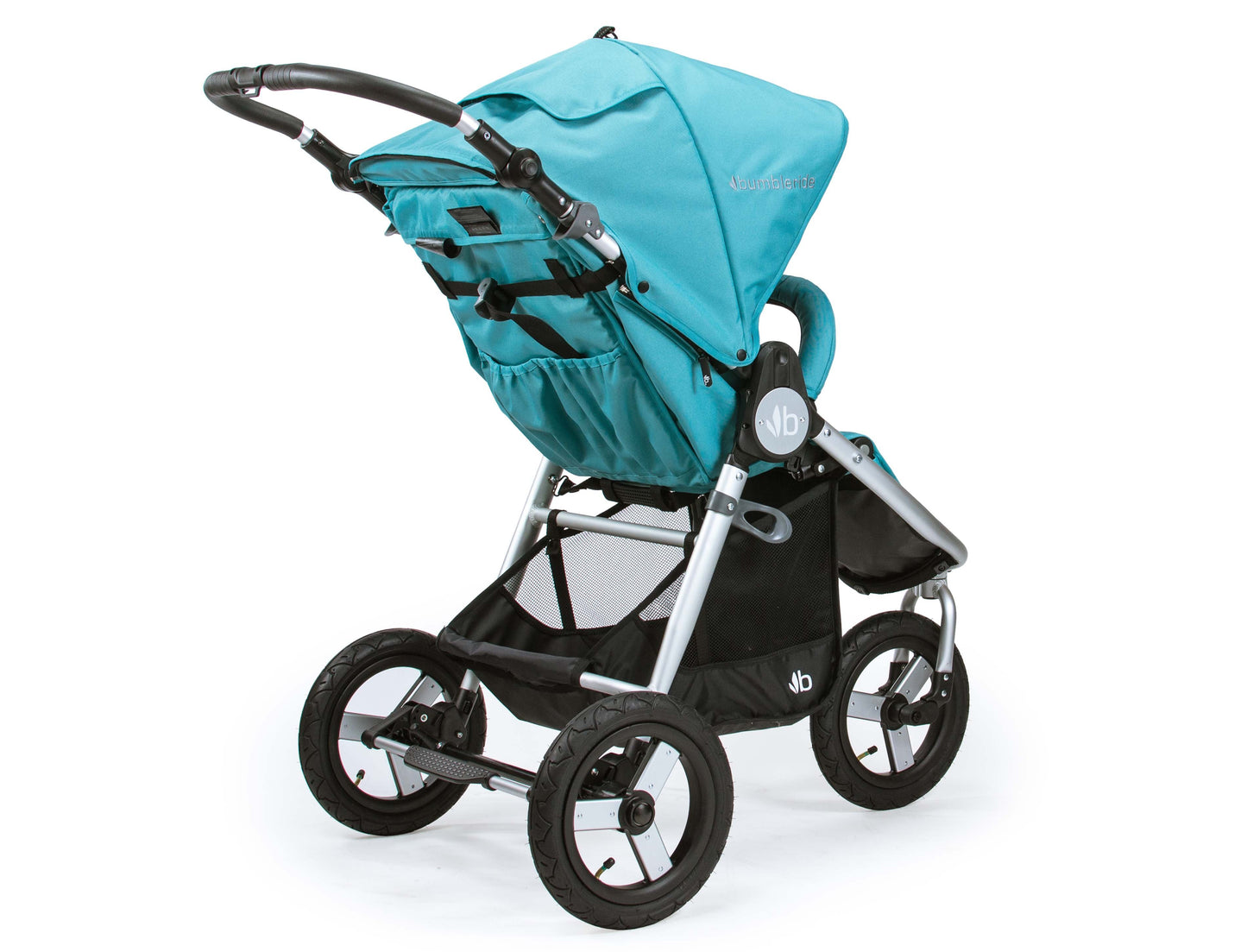 2019 Bumbleride Indie All Terrain Stroller - Tourmaline Wave - Rear View - Russia