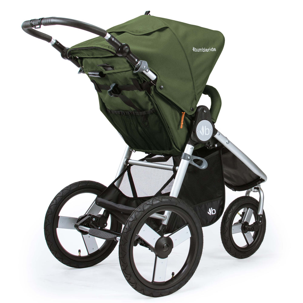 
                      
                        2019 Bumbleride Speed Jogging Stroller Camp Green Rear View
                      
                    
