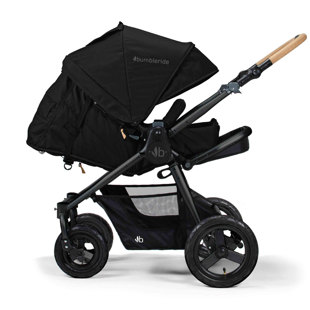 
                      
                        Bumbleride Era Reversible Seat Stroller Matte Black Seat Reversed Infant Mode
                      
                    