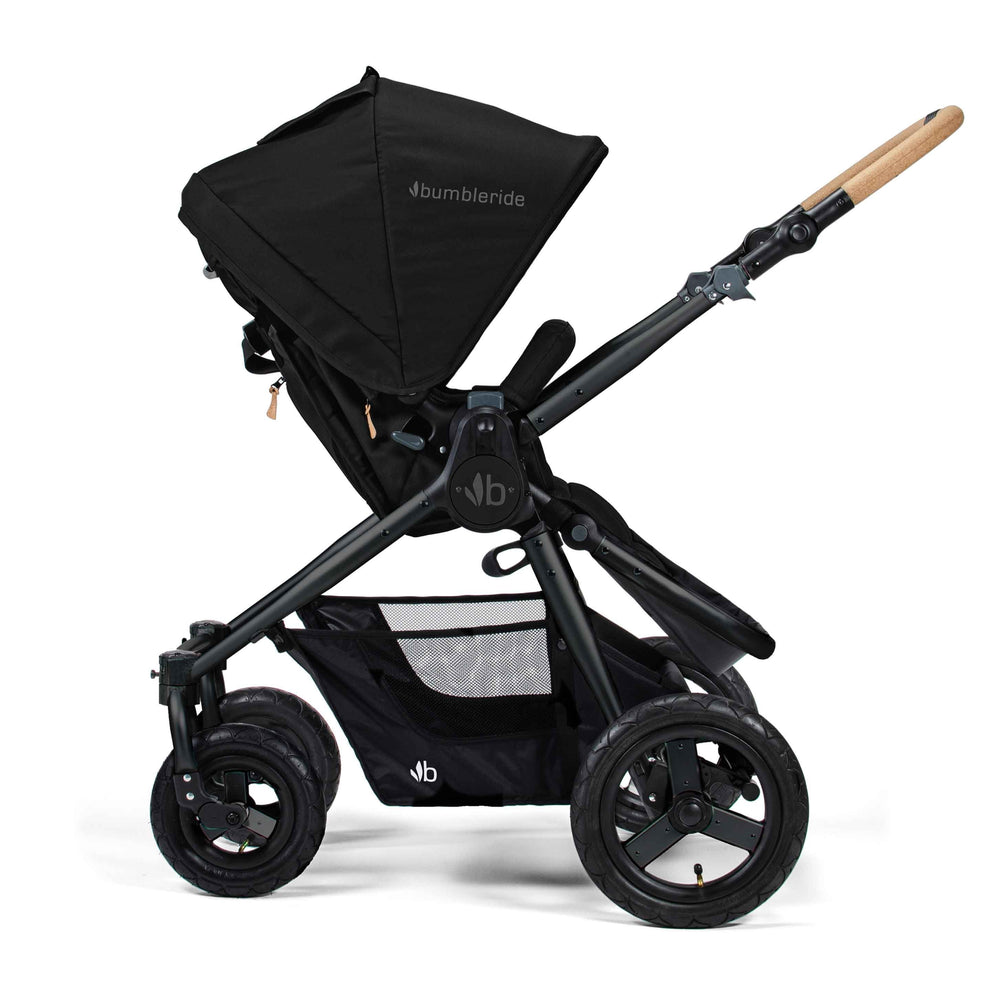 Bumbleride Era Reversible Seat Stroller Matte Black Seat Reversed