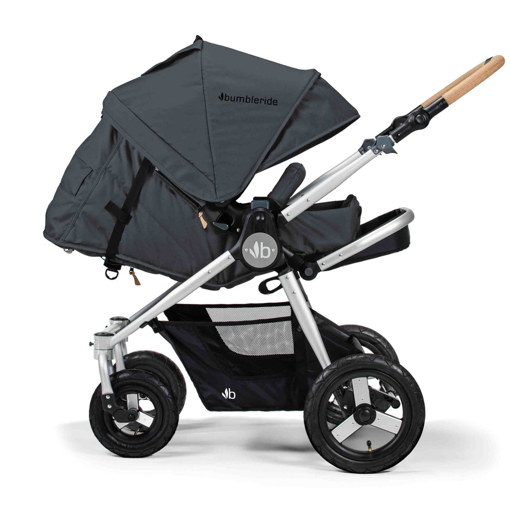 
                      
                        Bumbleride Era Reversible Seat Stroller Dawn Grey Seat Reversed Infant Mode
                      
                    